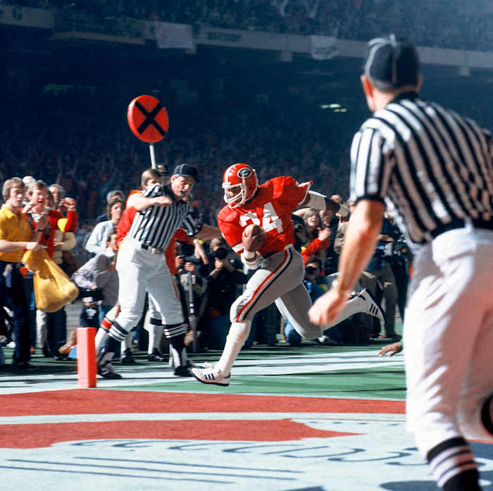 The state of Georgia was first introduced to Walker in 1980, when the freshman carried the Bulldogs to a national title-sealing Sugar Bowl win over Notre Dame.